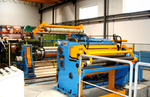 Unit fixed voltage. Slitting line 1500 x 3 mm x 150 m / min. Stainless Steel.