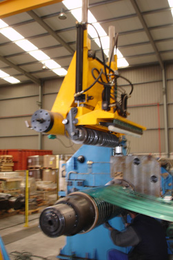 Supply of an Automatic Splitters Press Arm System for Recoiler to get high quality coils