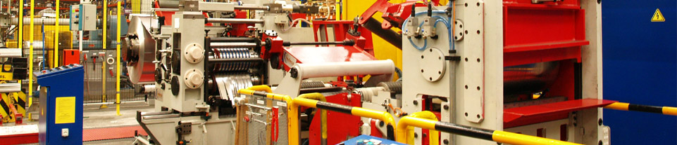 Cutting lines for metal coils