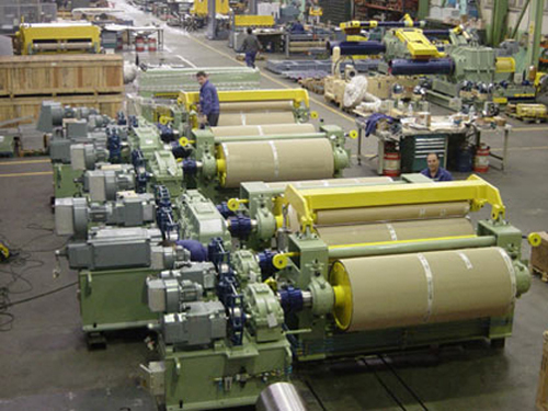 Erection of Tension Levelling Line