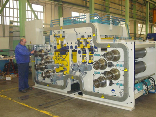 Erection of Tension Leveller Unit