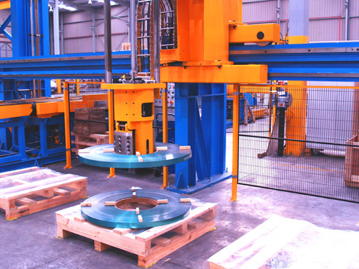 Detail of coils stacking.