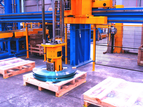 Detail of coils stacking.