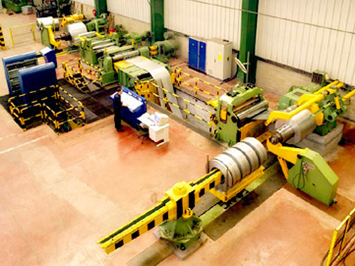 Slitting line view