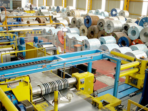 High production Slitting Line HPS type of 1500 mm x 8mm x 150 m/min