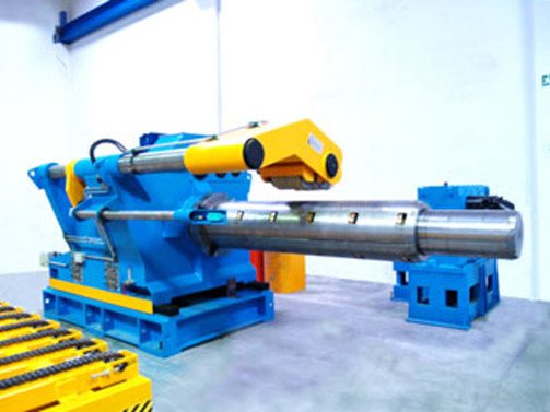 Hydraulic Decoiler for 40t. Weight x 2000mm. x 10mm. For Stainless Steel.