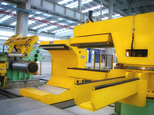 Surface type rolling Car on Recoiler for stainless strip 1500x3 mm