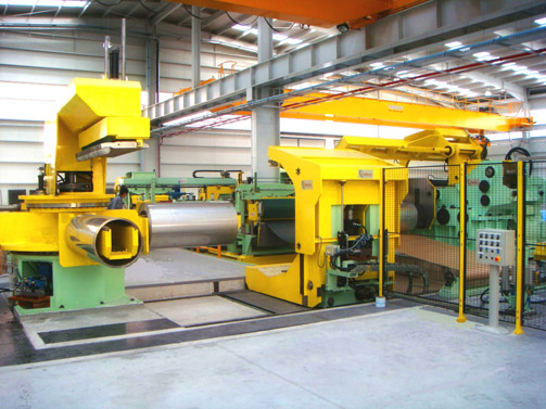 Surface type rolling Car on Recoiler for stainless strip 1500x3 mm