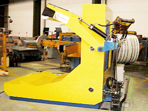 Slit coil exit car