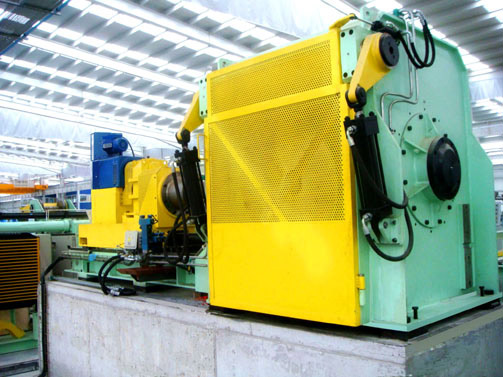 Rotary Belt Bridle & Displaceable Tension unit for Slitter for stainless strip 1500 x 3 mm