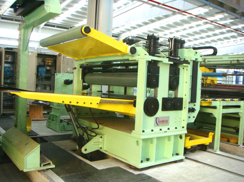Peeler & Bridle Rolls & Straightener for stainless strip 1500 x 3 mm