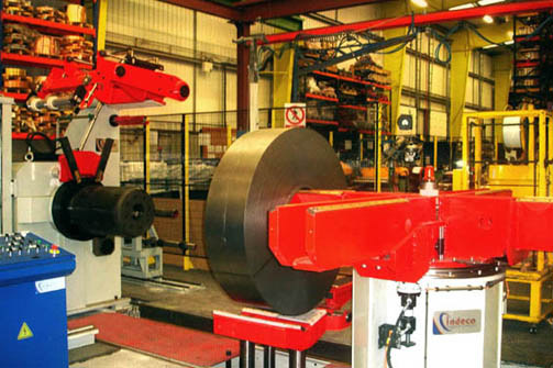 Recoiler & Capstan for coils 600x3 mm