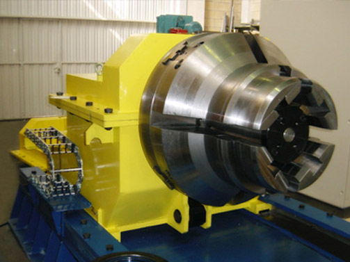 Double decoiler for 40 t. and strip thickness of 15 mm