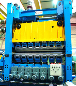 Counter rolls motor drive for precision leveler stainless steel