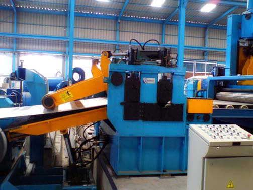 Bridle & Straightening Rolls for stainless strip 1500 x 10 mm