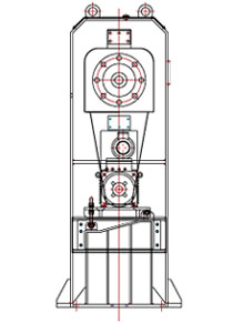 High speed eccentric shear detail