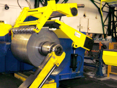 Supply of a Surface type of Decoiler Unloading Car Unit for Slitter
